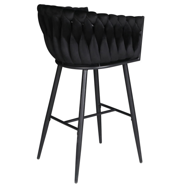 Барный стул Onder Mebli Lola BAR 75-ML (BK) Черный UC-904 Бархат-5