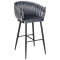 Барный стул Onder Mebli Lola BAR 75-ML (BK) Серый UC-901 Бархат-0-thumb