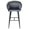 Барный стул Onder Mebli Lola BAR 75-ML (BK) Серый UC-901 Бархат-2-thumb