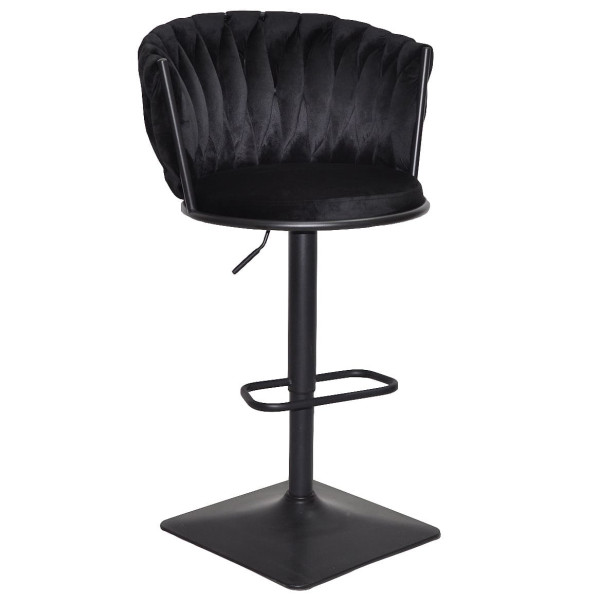 Барный стул Onder Mebli Mila BAR 4-BK-BASE Черный UC-904 Бархат-0