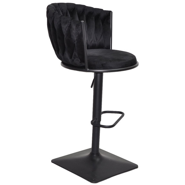 Барный стул Onder Mebli Mila BAR 4-BK-BASE Черный UC-904 Бархат-2