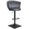Барный стул Onder Mebli Mila BAR 4-BK-BASE Серый UC-901 Бархат-0-thumb