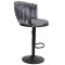 Барный стул Onder Mebli Mila BAR BK-BASE Серый UC-901 Бархат-1-thumb