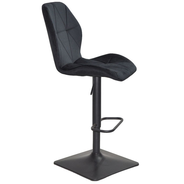 Барный стул Onder Mebli REMI BAR 4-BK-BASE Черный OR-854 Бархат-2