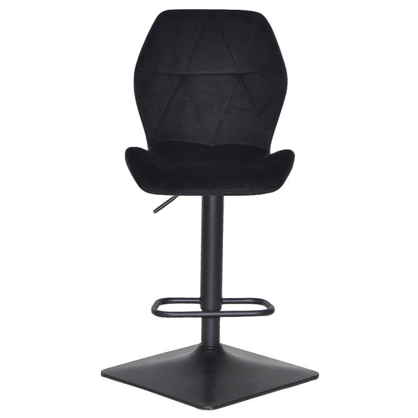 Барный стул Onder Mebli REMI BAR 4-BK-BASE Черный OR-854 Бархат-1