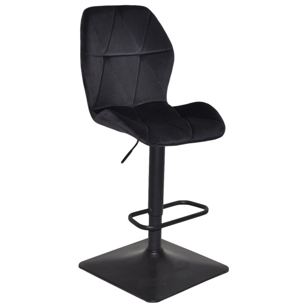 Барный стул Onder Mebli REMI BAR 4-BK-BASE Черный UC-904 Бархат-0