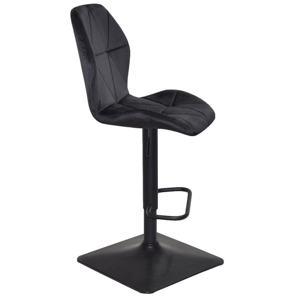 Барный стул Onder Mebli REMI BAR 4-BK-BASE Черный UC-904 Бархат-1