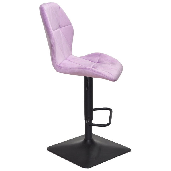 Барний стілець Onder Mebli REMI BAR 4-BK-BASE Ліловий UC-917 Оксамит-2