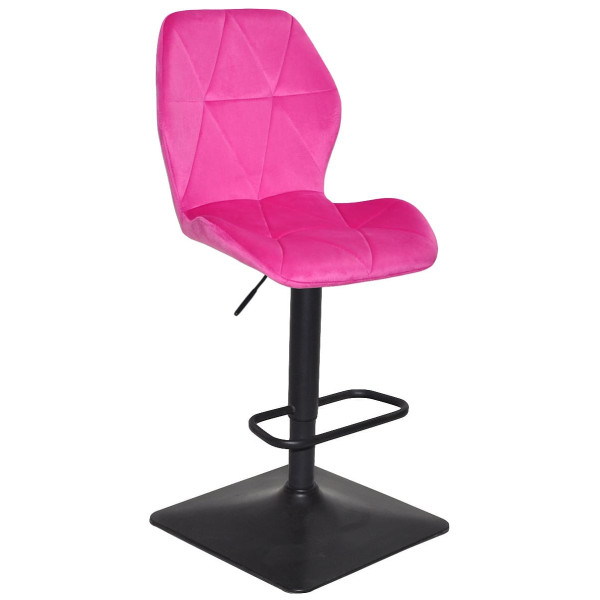 Барный стул Onder Mebli REMI BAR 4-BK-BASE Малина UC-914 Бархат-0