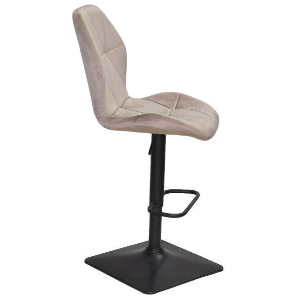 Барный стул Onder Mebli REMI BAR 4-BK-BASE Мокко PH-610 Бархат-1