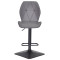 Барний стілець Onder Mebli REMI BAR 4-BK-BASE Сірий 701 Екошкіра-1-thumb