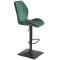 Барний стілець Onder Mebli REMI BAR 4-BK-BASE Зелений OR-853 Оксамит-3-thumb
