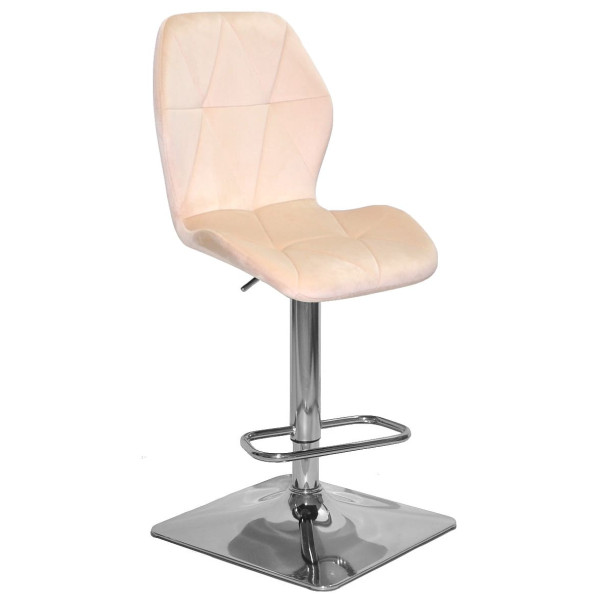 Барний стілець Onder Mebli REMI BAR 4-CH-BASE Бежевий UC-902 Оксамит-0