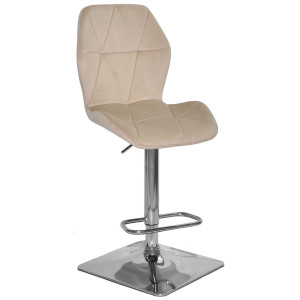 Барный стул Onder Mebli REMI BAR 4-CH-BASE Бежевый OR-851 Бархат