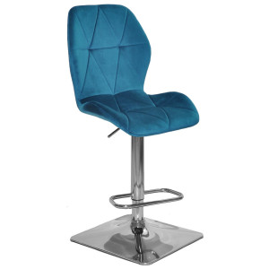 Барный стул Onder Mebli REMI BAR 4-CH-BASE Бирюза PH-612 Бархат