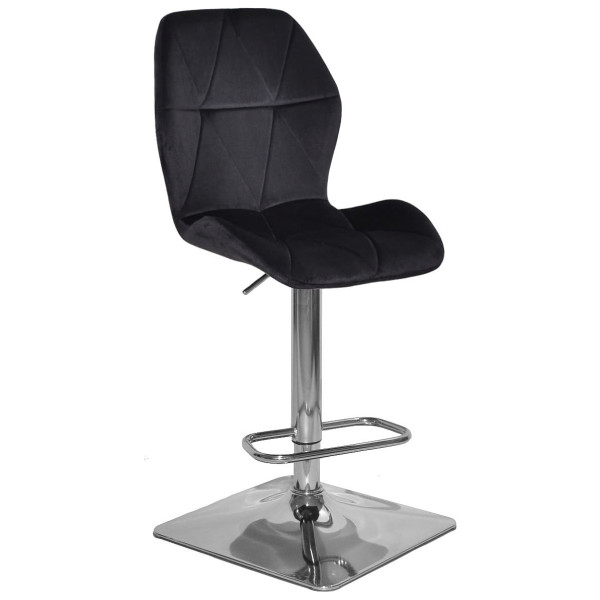 Барный стул Onder Mebli REMI BAR 4-CH-BASE Черный UC-904 Бархат-0