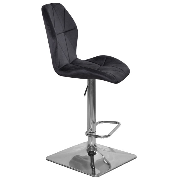 Барный стул Onder Mebli REMI BAR 4-CH-BASE Черный UC-904 Бархат-1