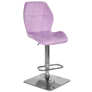 Барний стілець Onder Mebli REMI BAR 4-CH-BASE Ліловий UC-917 Оксамит