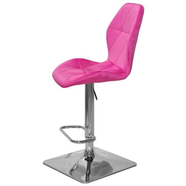 Барний стілець Onder Mebli REMI BAR 4-CH-BASE Малина UC-914 Оксамит-3