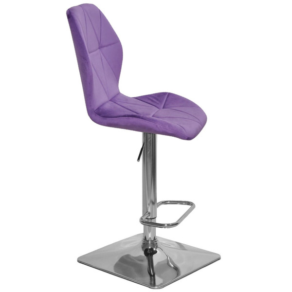 Барный стул Onder Mebli REMI BAR 4-CH-BASE Пурпур OR-857 Бархат-1