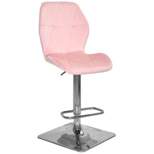 Барний стілець Onder Mebli REMI BAR 4-CH-BASE Рожевий UC-915 Оксамит