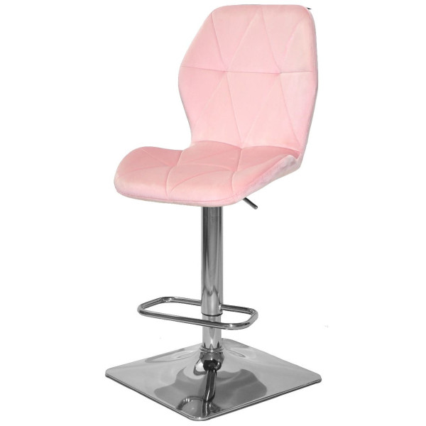 Барний стілець Onder Mebli REMI BAR 4-CH-BASE Рожевий UC-915 Оксамит-1