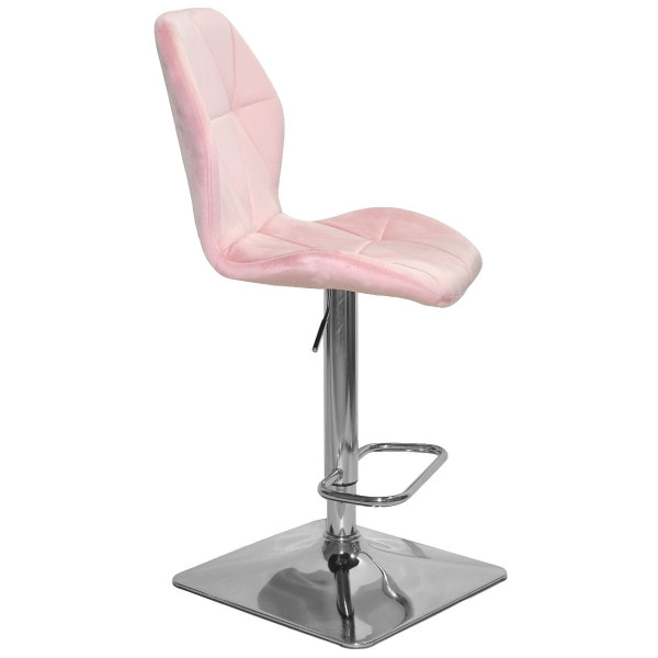 Барний стілець Onder Mebli REMI BAR 4-CH-BASE Рожевий UC-915 Оксамит-2