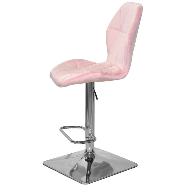 Барний стілець Onder Mebli REMI BAR 4-CH-BASE Рожевий UC-915 Оксамит-3