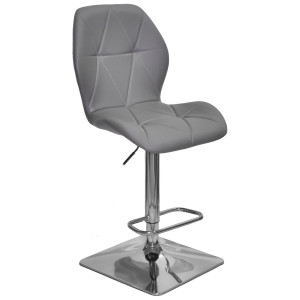 Барний стілець Onder Mebli REMI BAR 4-CH-BASE Сірий 701 Екошкіра