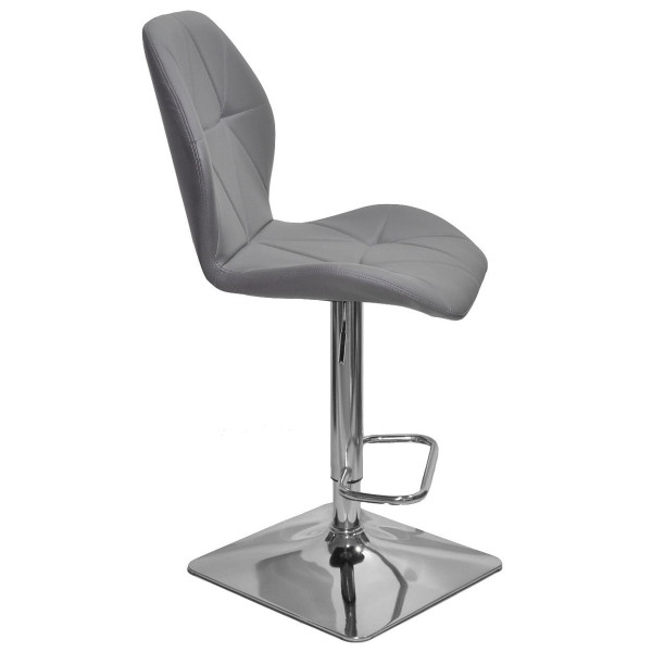 Барний стілець Onder Mebli REMI BAR 4-CH-BASE Сірий 701 Екошкіра-2