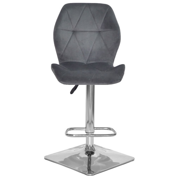 Барный стул Onder Mebli REMI BAR 4-CH-BASE Серый OR-852 Бархат-1