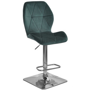 Барний стілець Onder Mebli REMI BAR 4-CH-BASE Зелений OR-853 Оксамит