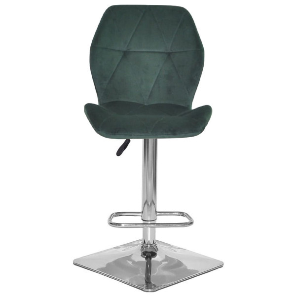 Барний стілець Onder Mebli REMI BAR 4-CH-BASE Зелений OR-853 Оксамит-1