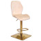 Барний стілець Onder Mebli REMI BAR 4-GD-BASE Бежевий UC-902 Оксамит-0-thumb