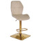 Барний стілець Onder Mebli REMI BAR 4-GD-BASE Бежевий OR-851 Оксамит-0-thumb