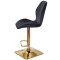 Барний стілець Onder Mebli REMI BAR 4-GD-BASE Чорний OR-854 Оксамит-4-thumb