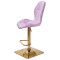 Барний стілець Onder Mebli REMI BAR 4-GD-BASE Ліловий UC-917 Оксамит-3-thumb