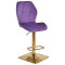 Барний стілець Onder Mebli REMI BAR 4-GD-BASE Пурпур OR-857 Оксамит-0-thumb