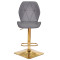 Барний стілець Onder Mebli REMI BAR 4-GD-BASE Сірий 701 Екошкіра-2-thumb