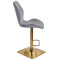 Барний стілець Onder Mebli REMI BAR 4-GD-BASE Сірий OR-852 Оксамит-2-thumb