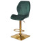 Барний стілець Onder Mebli REMI BAR 4-GD-BASE Зелений OR-853 Оксамит-1-thumb