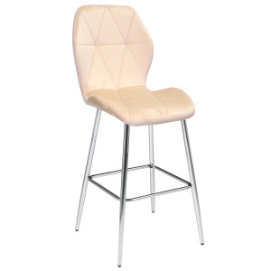 Барный стул Onder Mebli REMI BAR 75-ML-CH Бежевый UC-902 Бархат