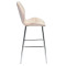Барний стілець Onder Mebli REMI BAR 75-ML-CH Бежевий UC-902 Оксамит-2-thumb