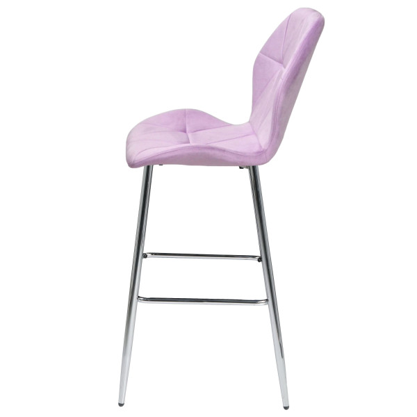 Барний стілець Onder Mebli REMI BAR 75-ML-CH Ліловий UC-917 Оксамит-3