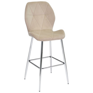 Барный стул Onder Mebli REMI BAR 75-ML-CH Бежевый OR-851 Бархат