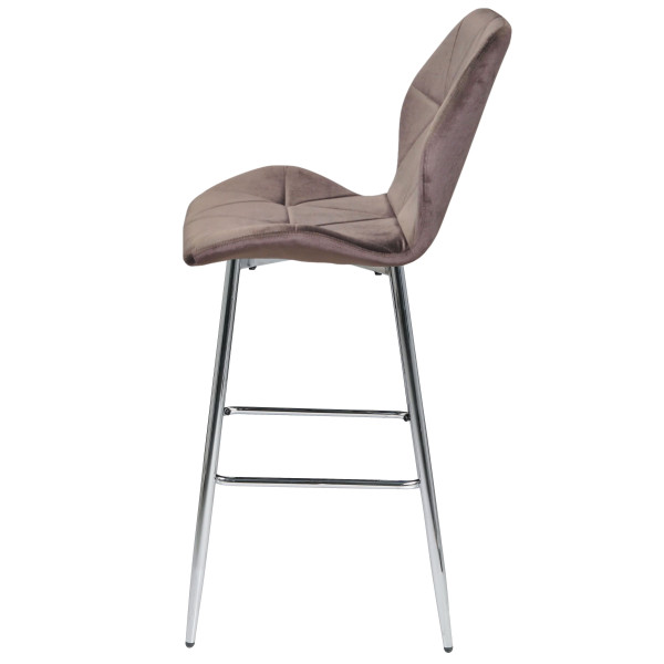 Барный стул Onder Mebli REMI BAR 75-ML-CH Шоколад UC-908 Бархат-2