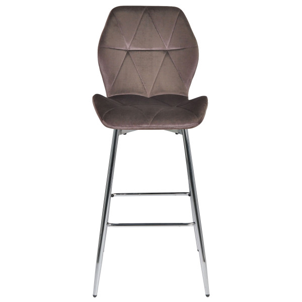 Барный стул Onder Mebli REMI BAR 75-ML-CH Шоколад UC-908 Бархат-1