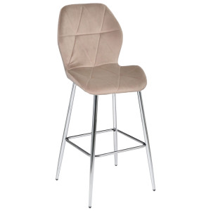 Барный стул Onder Mebli REMI BAR 75-ML-CH Мокко PH-610 Бархат