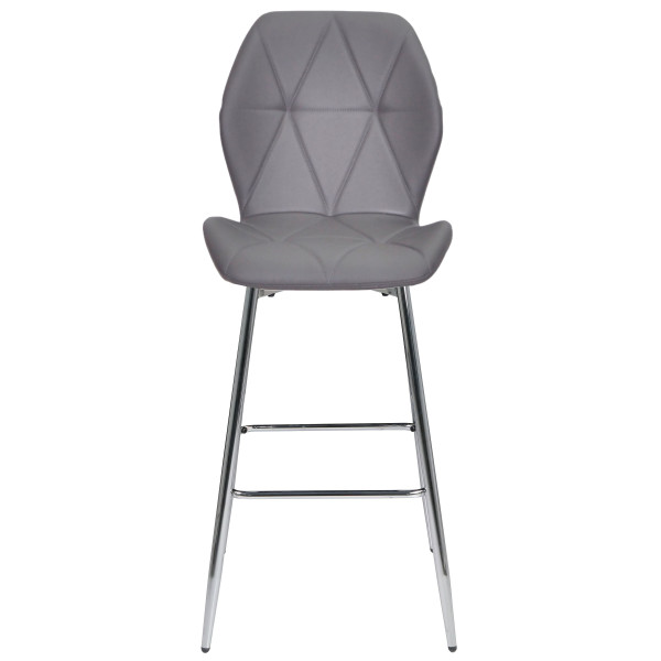 Барный стул Onder Mebli REMI BAR 75-ML-CH Серый 701 Экокожа-1