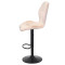 Барний стілець Onder Mebli REMI BAR BK-BASE Бежевий UC-902 Оксамит-3-thumb